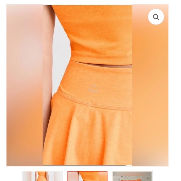 New beyond Yoga hot shot circle short orange - Picture 6 of 14